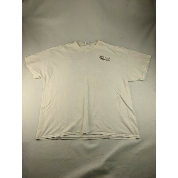 T.H. Davis Outdoors Fishing T Shirt Size 2XL XXL Marlin Boat Deepwater White - Picture 2 of 8